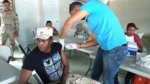 Realizan jornada de vacunación contra hepatitis en militares de la frontera