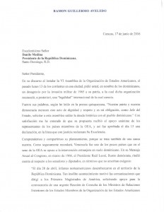 Ramón Guillermo Aveledo envió carta abierta a presidente de República Dominicana