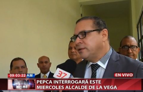 Alcalde La Vega acude a PEPCA para interrogatorio; dice en cabildo todo está normal