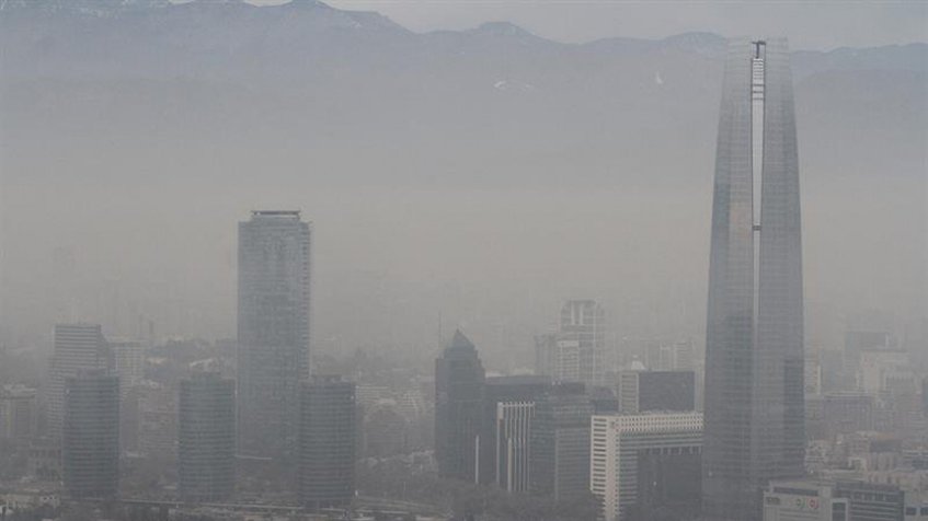 Chile decreta emergencia en Santiago por alta contaminación