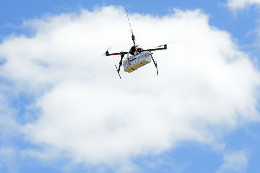 Un dron reparte píldoras abortivas en una protesta en Irlanda