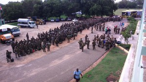 Dajabón recibe 700 miembros del Ejército para vigilancia