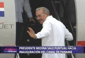 Presidente Medina viaja para inauguración ampliación Canal de Panamá