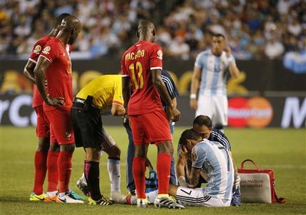 Di María se lesiona y peligra su participación en Copa
