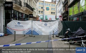 Hombre con falso cinturón de explosivos pone a Bruselas en estado de alerta