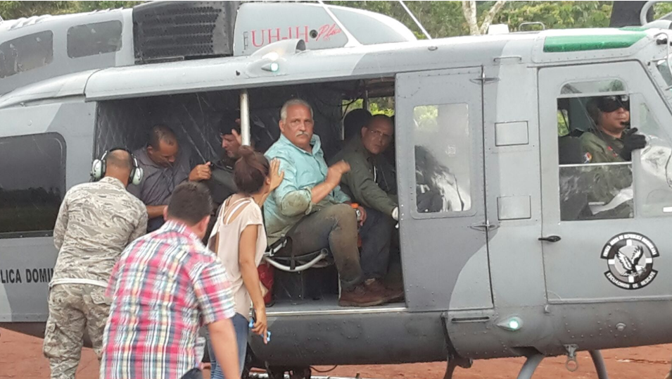 Jaime David Fernández sufre accidente en helicóptero