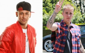 Justin Bieber sorprende dotes de futbolista con ayuda de Neymar