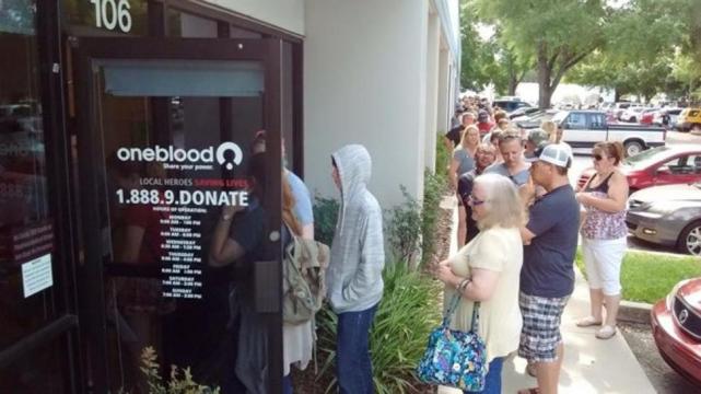 La donación de sangre tras la masacre iguala en Orlando registros del 11-S