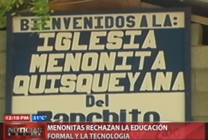 Menonitas rechazan la educación formal y la tecnología
