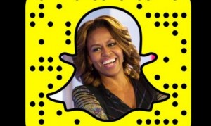 Michelle Obama ya está en Snapchat