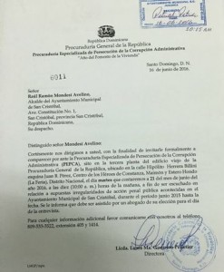 PEPCA cita a alcaldes Santiago y San Cristóbal a declarar sobre presunta corrupción
