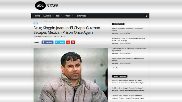 Los rumores sobre la tercera fuga de "El Chapo" encienden la Red
