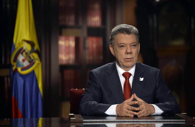 Santos llama a los colombianos a unirse en torno a la paz