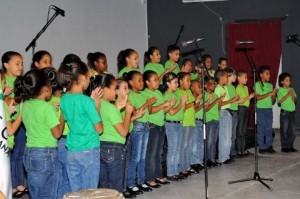 Debuta coro de 150 niños y jóvenes auspiciado por Cultura