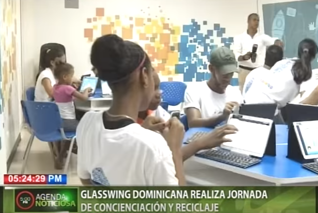 Glasswing Dominicana realiza jornada de concienciación y reciclaje