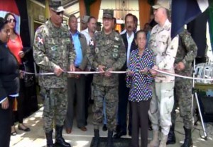 Jefe del Ejército RD inaugura varias obras en Dajabón