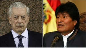 Evo Morales tilda de racista a Vargas Llosa