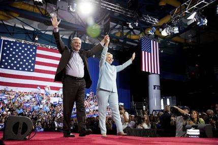 Clinton y Kaine debutan formula demócrata en Florida