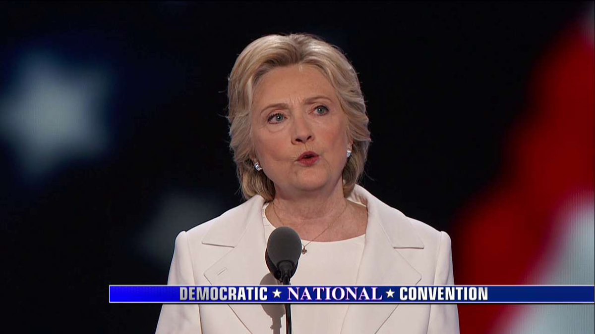 Hillary Clinton: "Con humildad y determinación acepto la nominación"