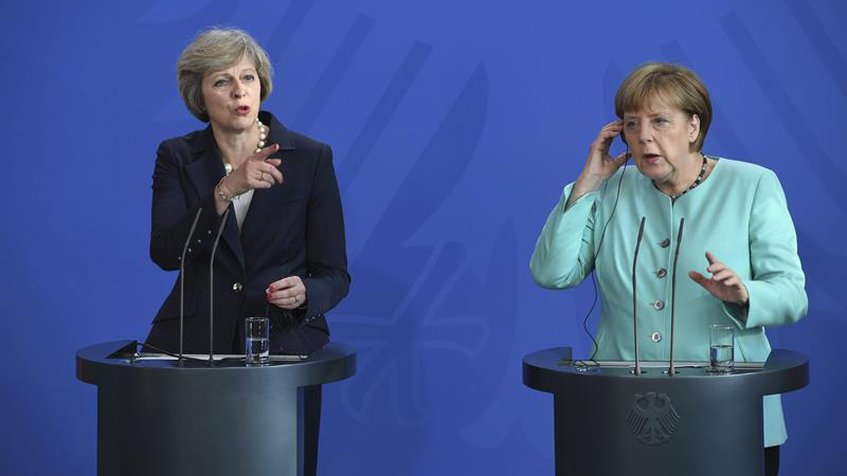 Merkel: Reino Unido necesita tiempo para salir de la Unión Europea