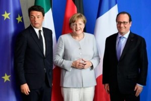 Hollande, Merkel y Renzi tendrán una cumbre sobre el Brexit en agosto