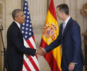 1ra visita de Obama a España, más corta por situación EEUU