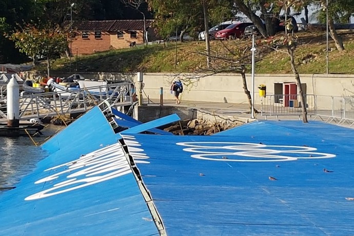 Se desploma rampa principal en sede de vela en Río