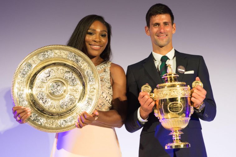 Acusan a Djokovic y Williams de "robar" toallas en Wimbledon