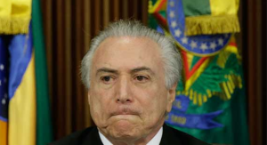 Aprobación presidente interino de Brasil, Michel Temer es de apenas 13%