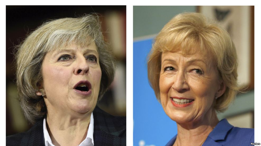 Theresa May (izquierda) y Andrea Leadsom son las dos candidatas finales para el puesto de Primera Ministra de Reino Unido.