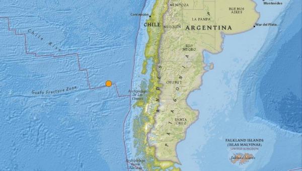 Sismo de magnitud 6.3 sacude la costa sur de Chile