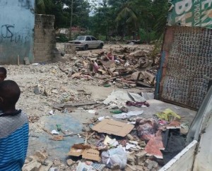 Escombros: nuevo peligro en Barquita Vieja; en La Nueva temen cobro por mantenimiento