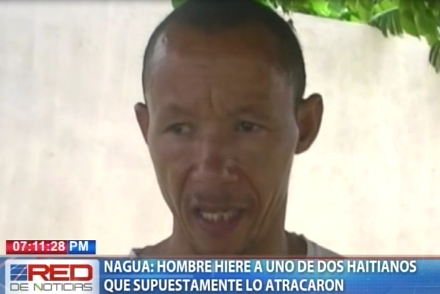 Nagua: hombre hiere a uno de dos haitianos que supuestamente lo atracaron