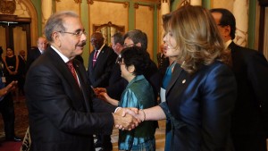 Presidente Medina ofrece cena de bienvenida a invitados internacionales a su investidura 