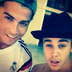 Cristiano Ronaldo filmará una película con Justin Bieber

