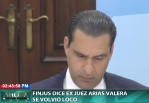 FINJUS dice exjuez Francisco Arias Valera se volvió loco