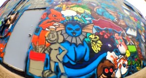 Artista de Long Island pinta mural de Pokémon
