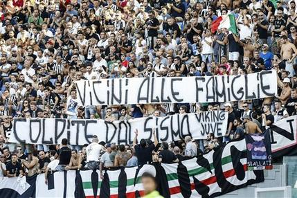 Juventus gana a Lazio en juego dedicado a víctimas del sismo