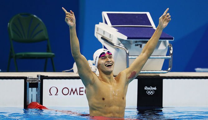 Nadador chino Sun Yang gana la medalla de oro en los 200 metros libre en Río