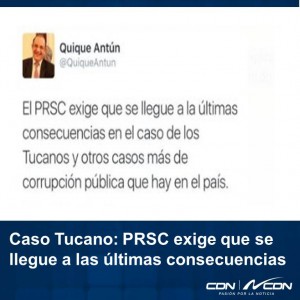 Caso Tucano: PRSC exige que se llegue a las últimas consecuencias 