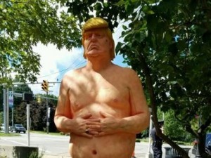 Trump desnudo en Ohio