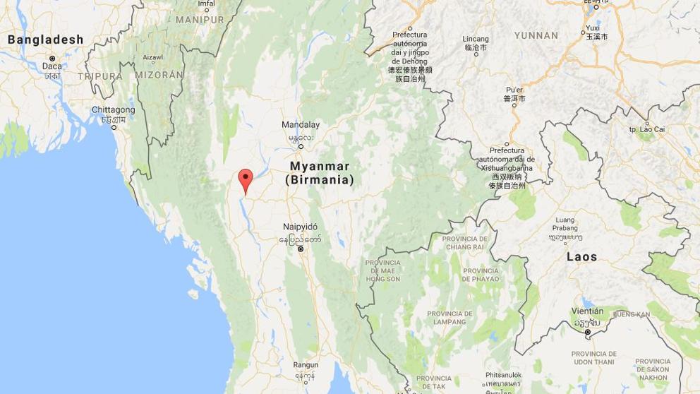 Un terremoto de 6,8 grados sacude Birmania