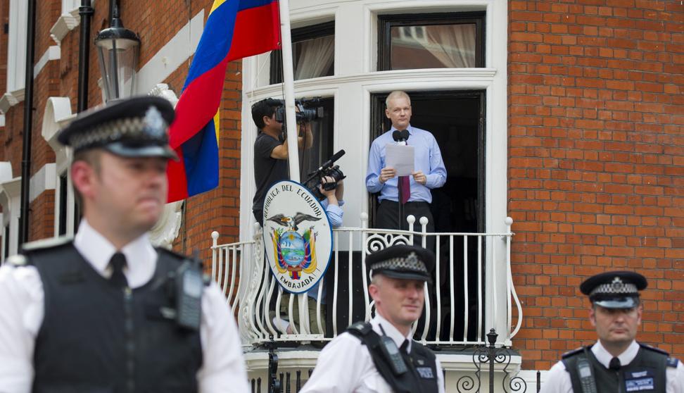 WikiLeaks denuncia intento de intrusión en la embajada de Ecuador en Londres