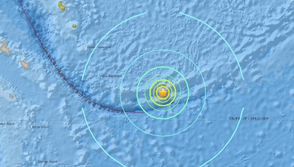 Terremoto de magnitud 7.2 sacude las Islas Fiyi y Nueva Caledonia