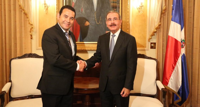 Presidente de Guatemala vendrá a la investidura de Danilo Medina