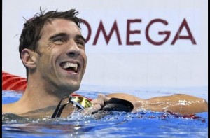 Las dos caras del nadador Michael Phelps