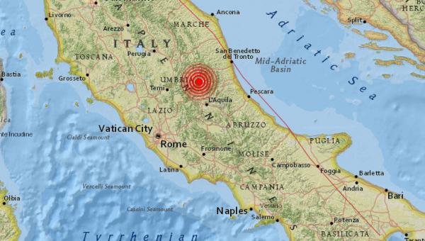 Nuevo sismo de magnitud de 4.4 sacude el centro de Italia
