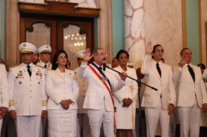 Toma de juramento nuevo gabinete Danilo Medina 