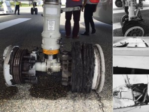 Aeronave toca tierra con problemas en tren de aterrizaje en Punta Cana