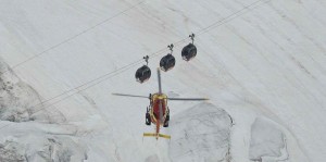 Rescatados 45 turistas varados sobre el Mont Blanc 